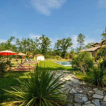 5 étoiles Avec Piscine Chauffée, 4 Ch. Avec Sdb Privées Et Bbq - Jusqu'à 12 Pers. - Fr-1-877-49 Villa Parentis-en-Born